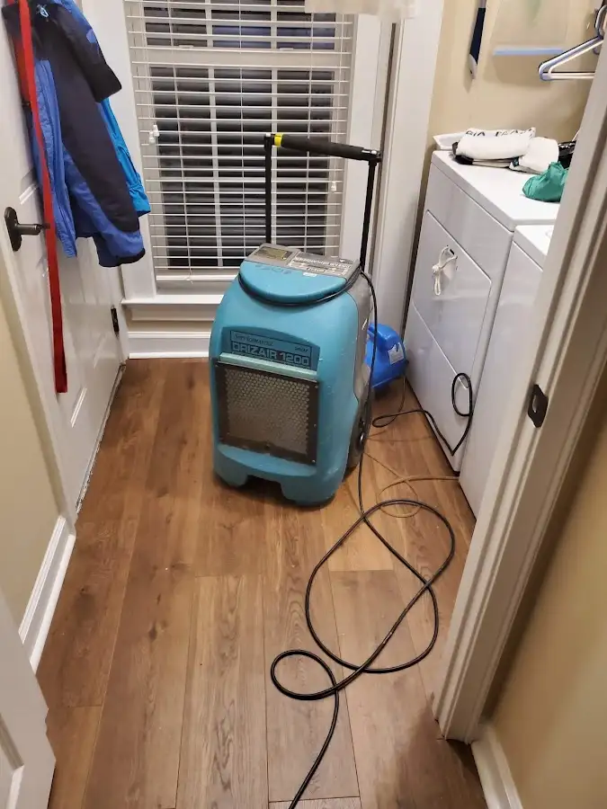 Commercial dehumidifier deployed for Flood Damage Cleanup in Rockville Centre